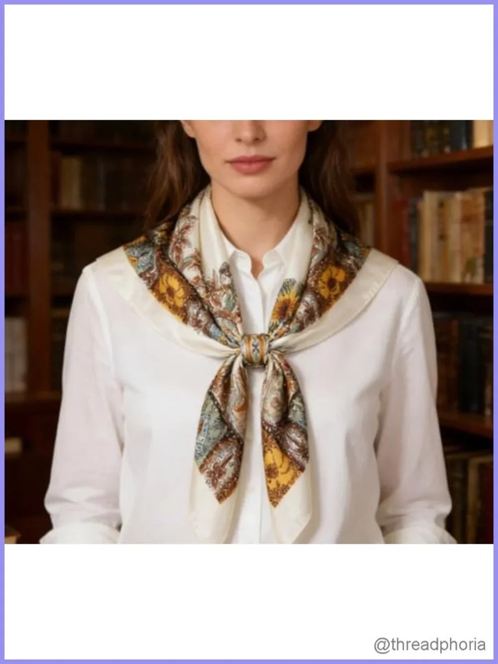 Women's Polyester Satin Square Scarf 35 inch Head Neck Wrap Bandana